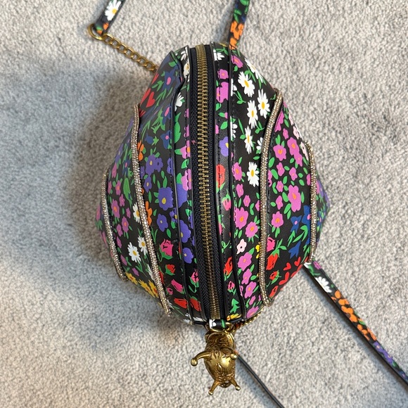 Betsey Johnson Kitsch floral Snailed It snail Crossbody Bag - Picture 12 of 16